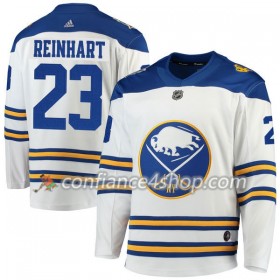 Adidas Maillot de Hockey Buffalo Sabres Sam Reinhart 23 2018 Winter Classic Blanc Authentic - Homme